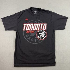 Adidas Toronto RaptorsT-shirt Mens Medium Black Red White
